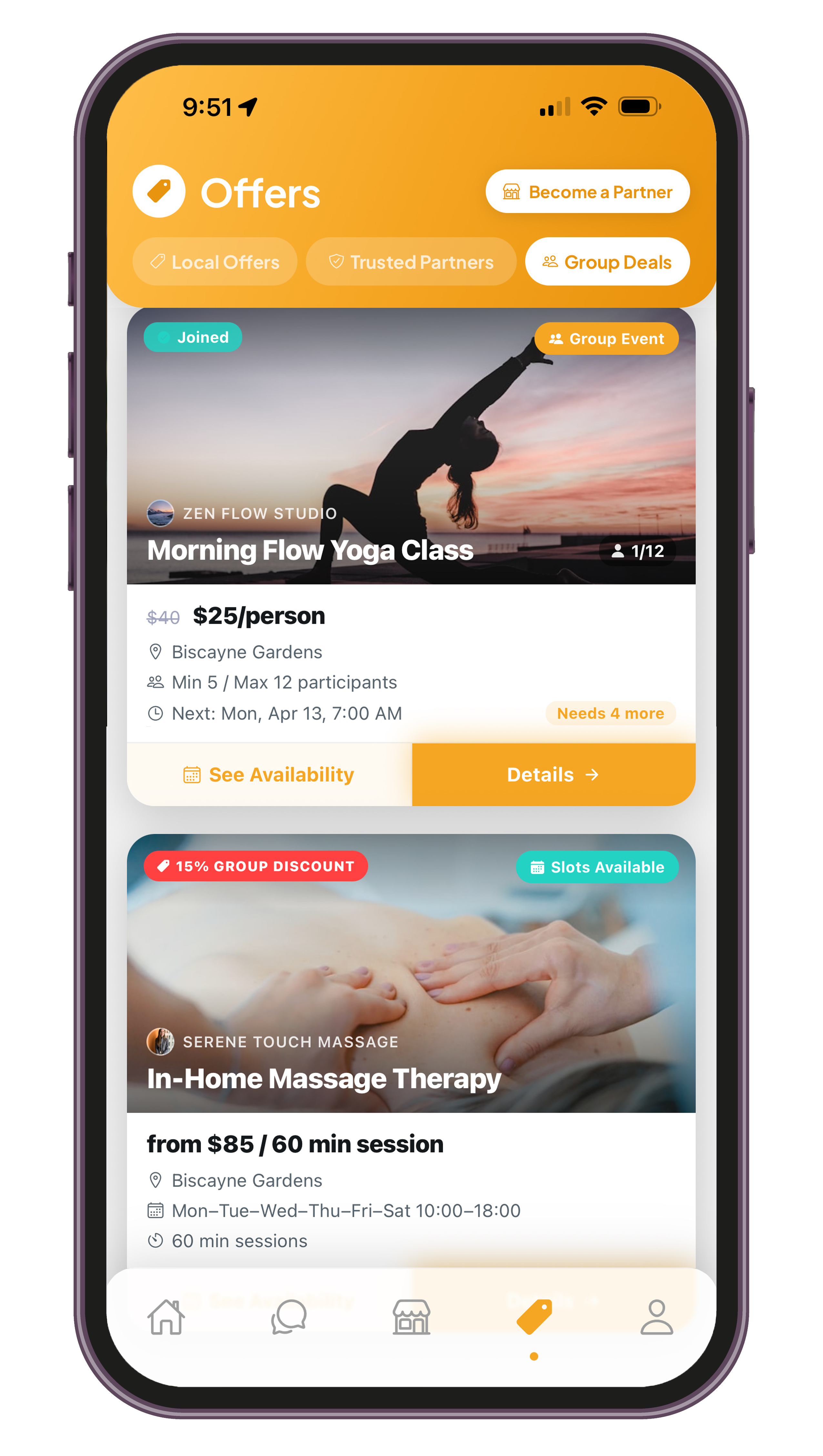 Group deals on hômis