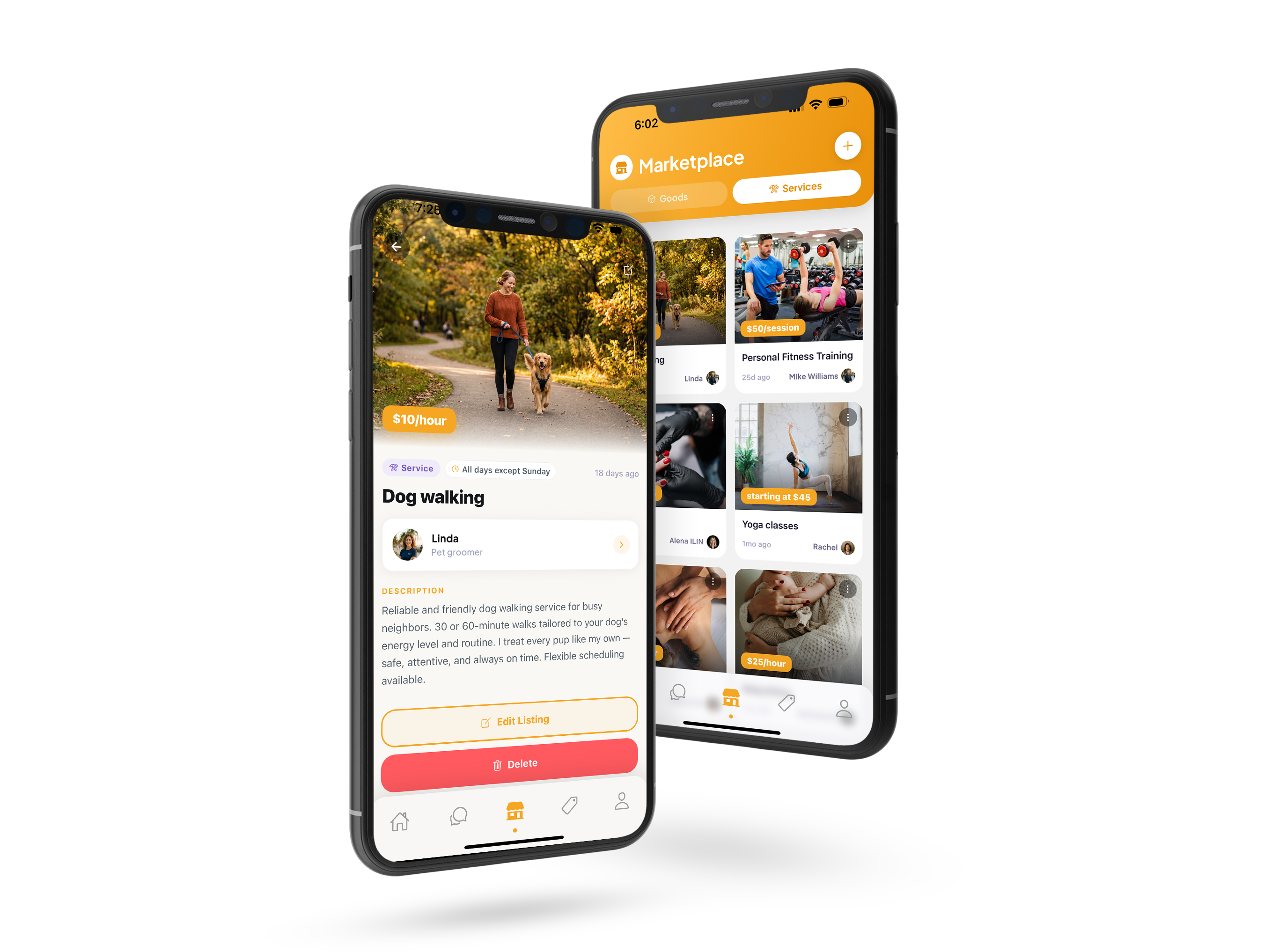 Marketplace services